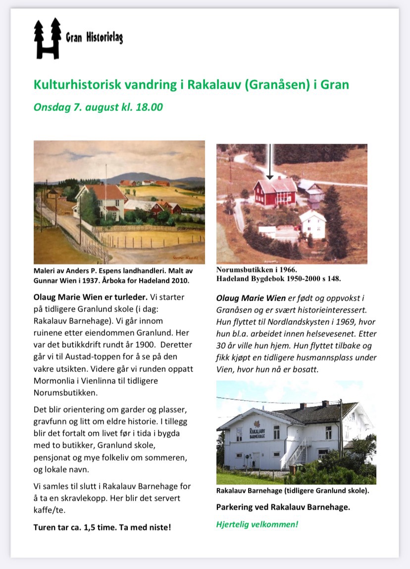 Kulturhistorisk vandring i Rakalauv 