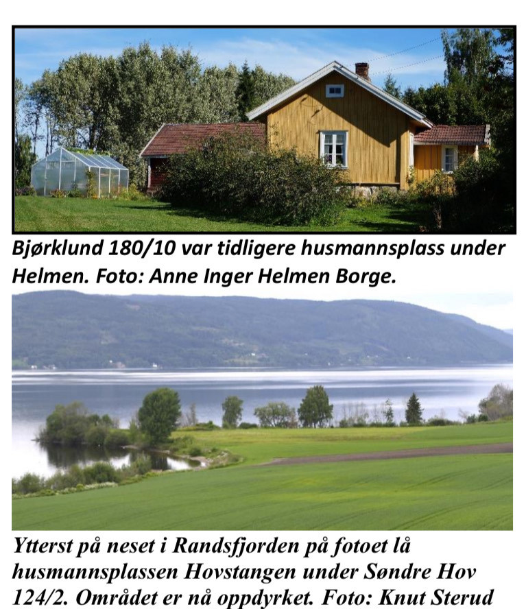 Registrering av husmannsplasser 